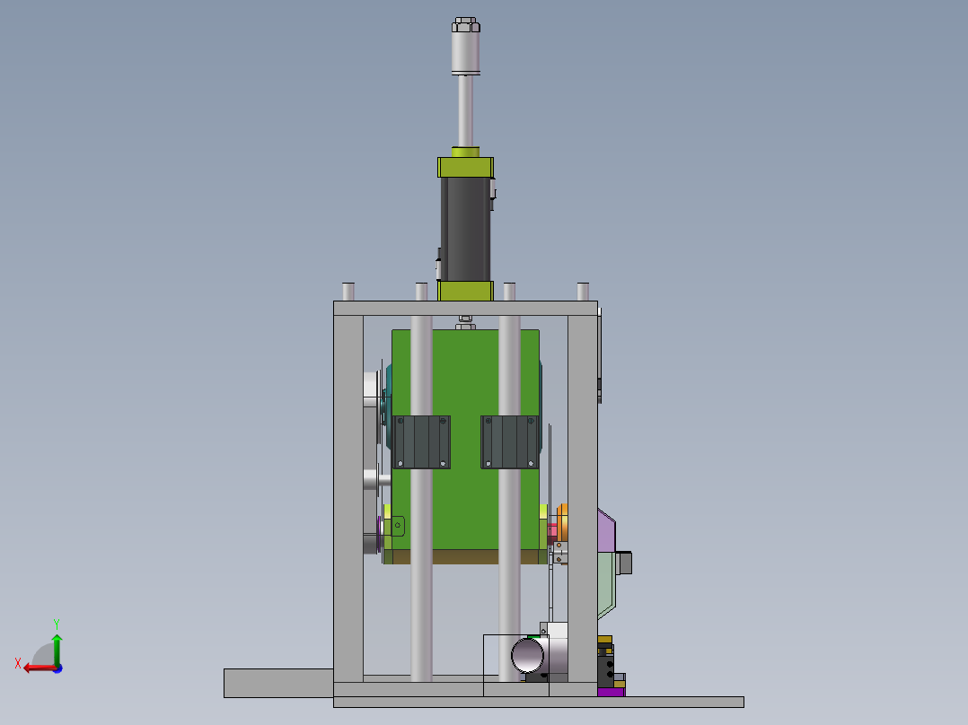 L42P 精密切割机sw18后视图