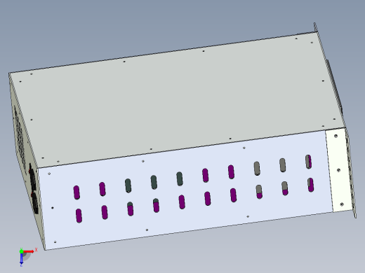 机架式3U服务器 PLC单元-包括组装图片俯视缩略图