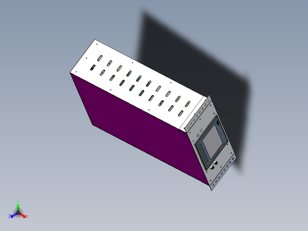 机架式3U服务器 PLC单元-包括组装图片正等轴测图