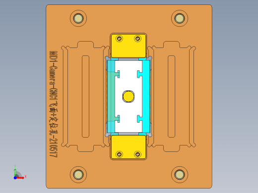 MD1-CAMERA小件CNC工装夹具三维模型-CNC1-210603前视缩略图