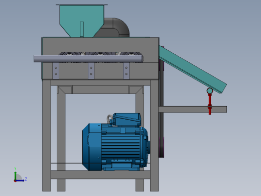 三辊铣床左视缩略图
