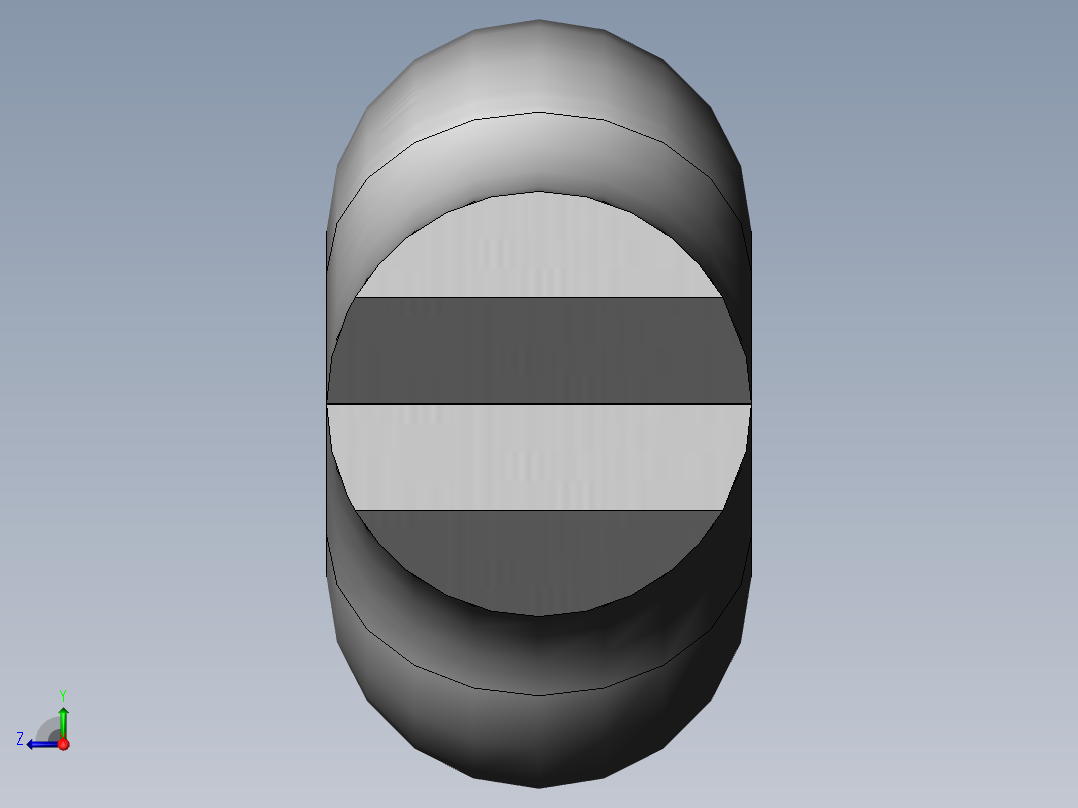 GB／T91-2000 开口销A型3.2×14右视图
