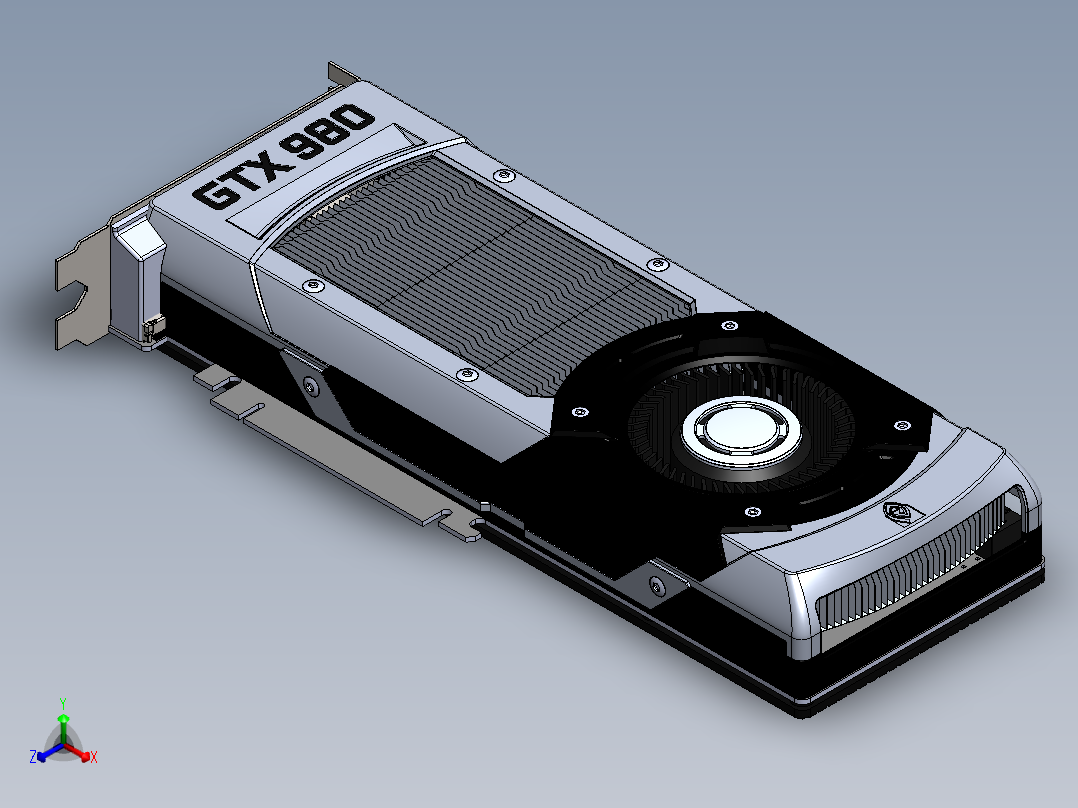 显卡(18)正等轴测图