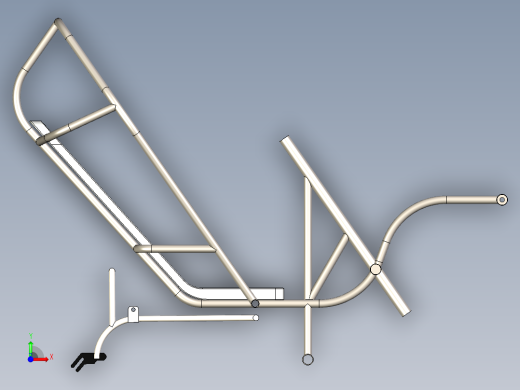 B3003940-躺汽自行车前视缩略图