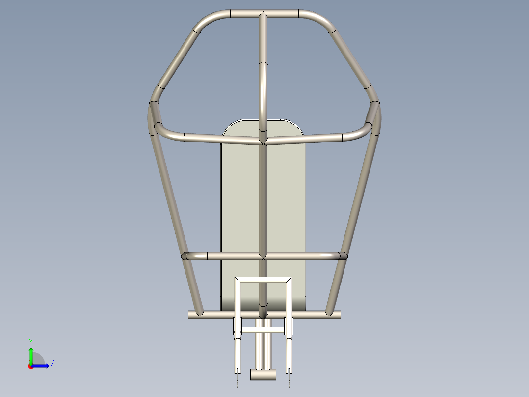 B3003940-躺汽自行车左视图