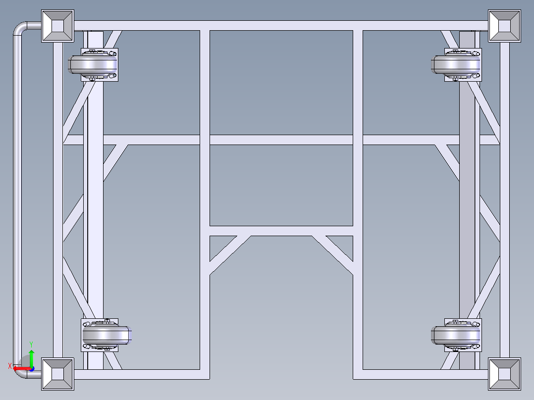 货架、佳成物流器具后视图