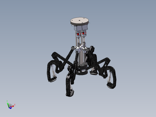 柔性机械手3D设计三维SW模型