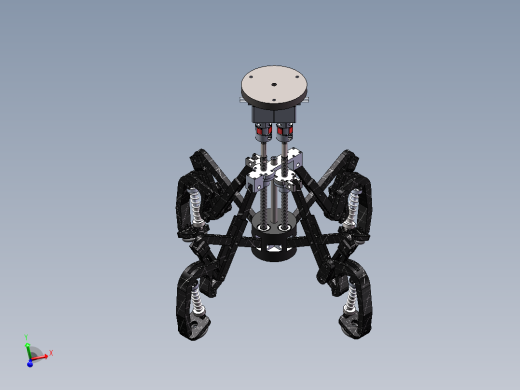 柔性机械手3D设计三维SW模型正等轴测缩略图