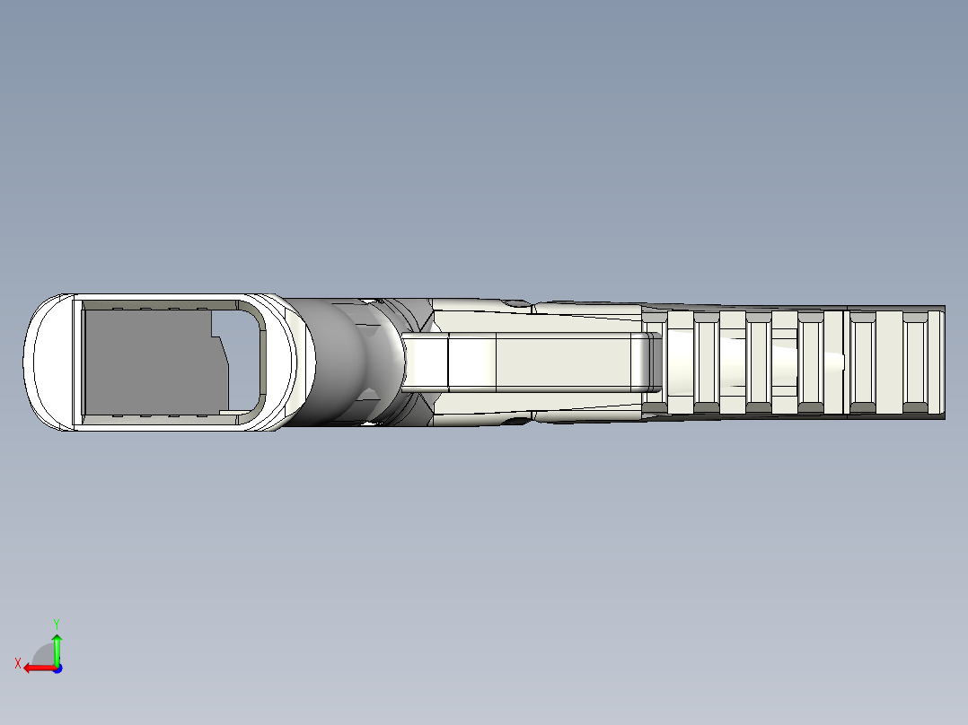 手枪左轮冲锋枪老式狙击步枪设计3D图纸pp43x-mk-ii-dd43-1-and-ss80-rails STP STL后视图