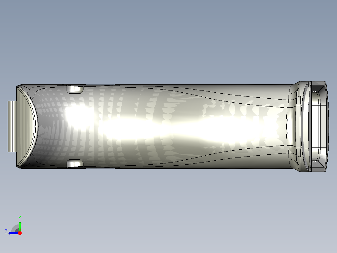 手枪左轮冲锋枪老式狙击步枪设计3D图纸pp43x-mk-ii-dd43-1-and-ss80-rails STP STL右视图