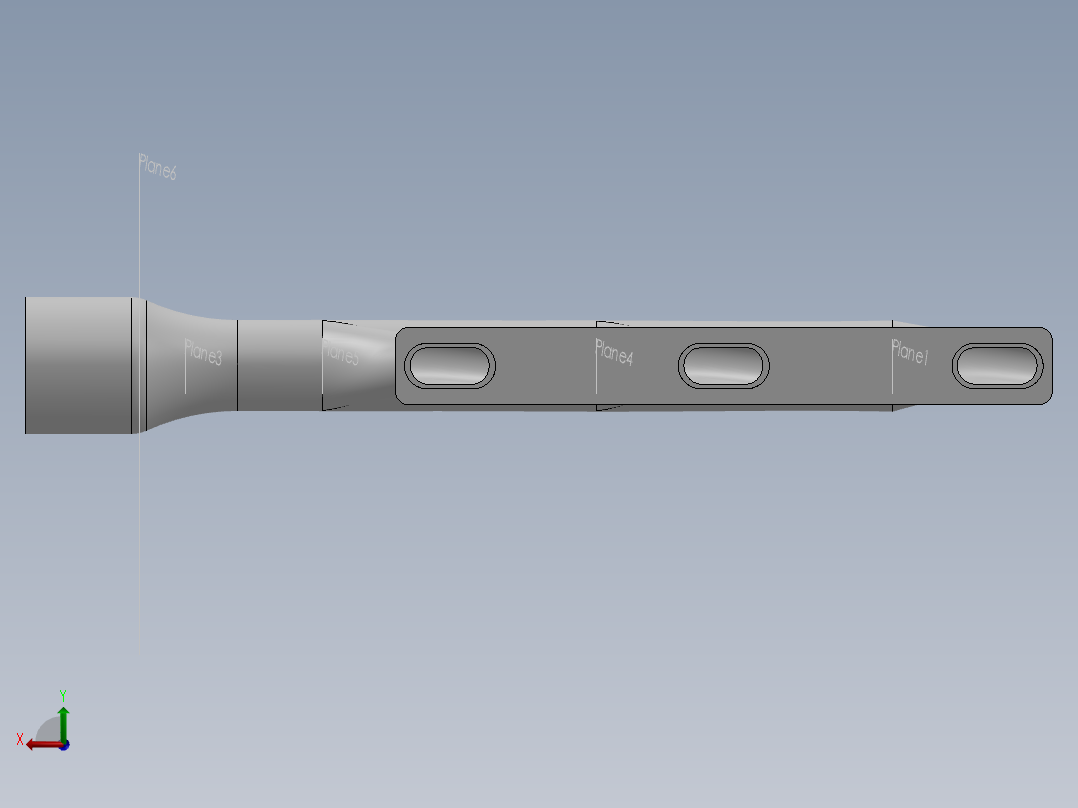 排气歧管后视图