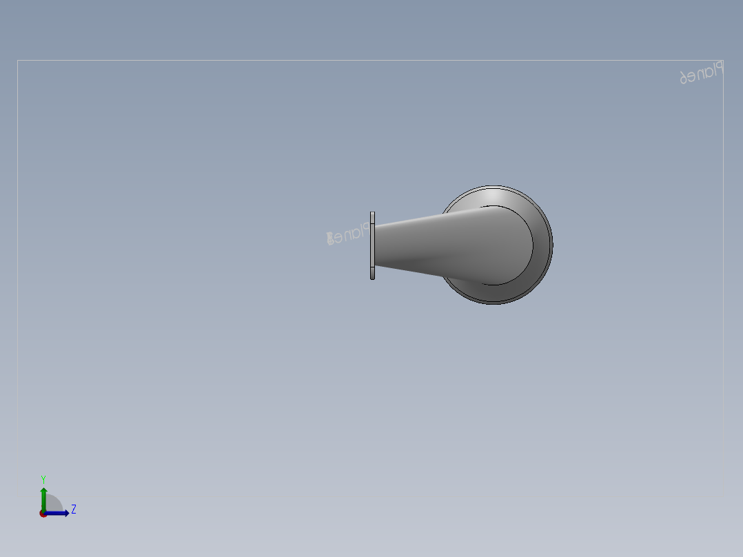 排气歧管左视图