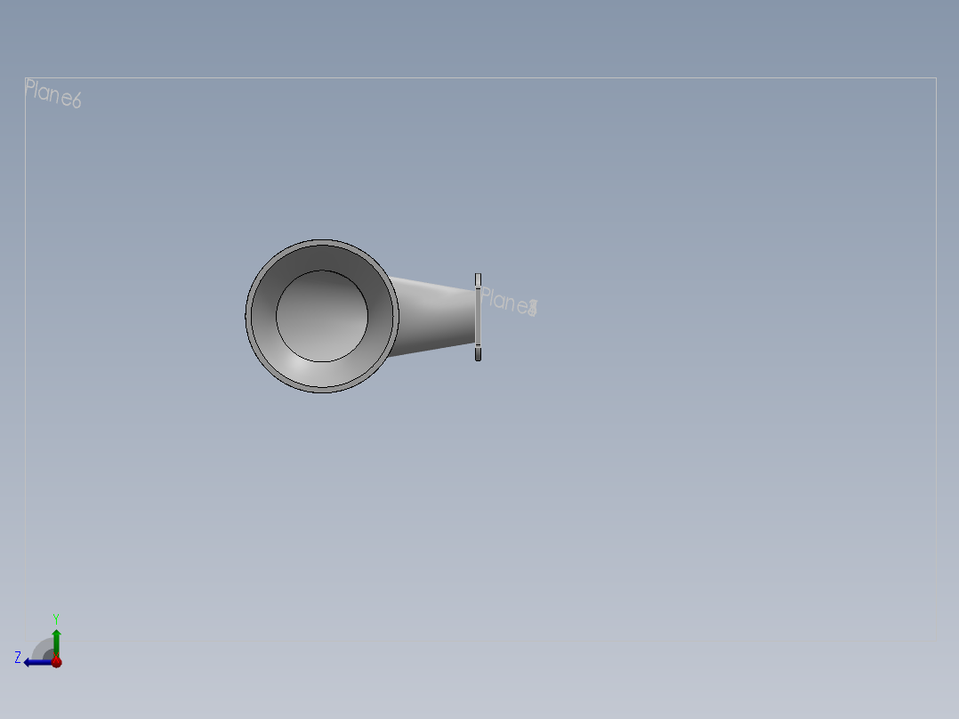 排气歧管右视图