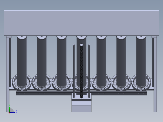真空管太阳能左视缩略图