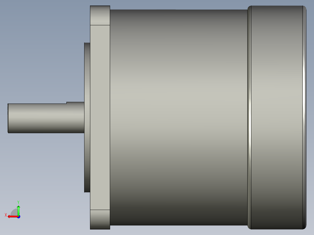 直流电机57BL55-Y30205-D0821后视图