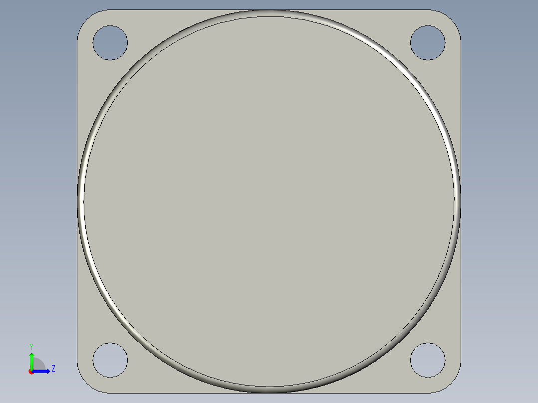 直流电机57BL55-Y30205-D0821左视图