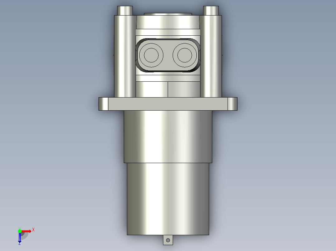 酱料粘稠液体蠕动泵GB37-530俯视图