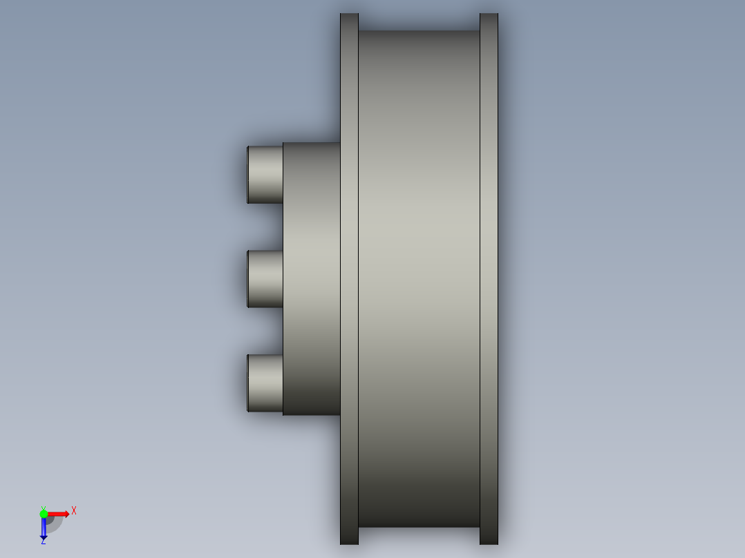 同步皮帶輪MISUMI-ttla44t5150-e-14-bmc俯视图