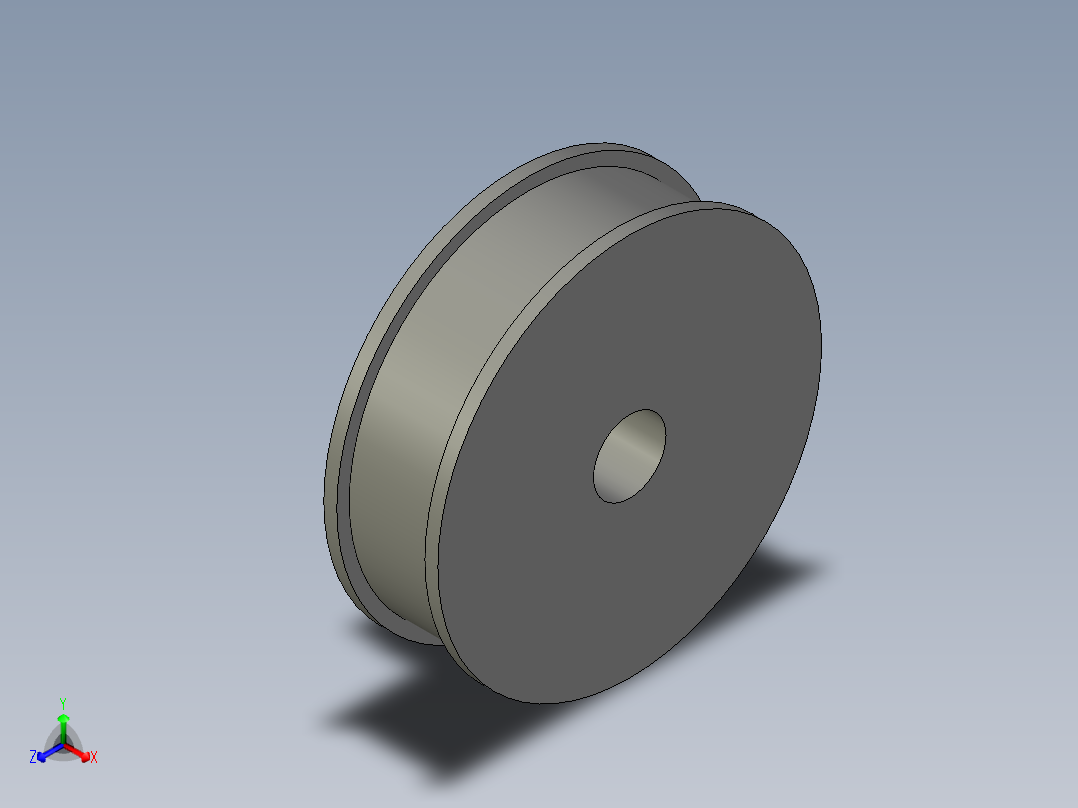 同步皮帶輪MISUMI-ttla44t5150-e-14-bmc正等轴测图