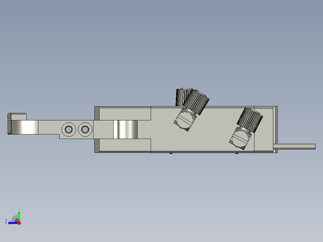 2018SOLIDWORKS1402Z夹线机构右视图