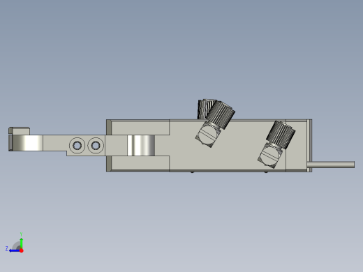2018SOLIDWORKS1402Z夹线机构右视缩略图