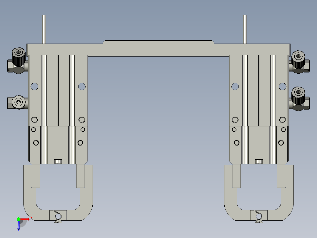 2018SOLIDWORKS1402Z夹线机构俯视图