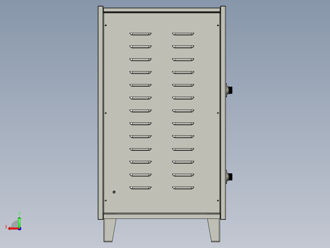 汽车发动机机油添加装置后视图