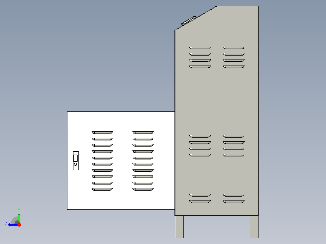汽车发动机机油添加装置右视图