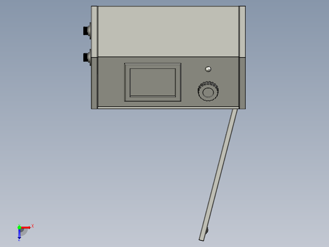 汽车发动机机油添加装置俯视图