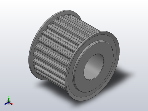 标准型梯形齿同步带轮T5型_ST5HC-25-25-dc16-A