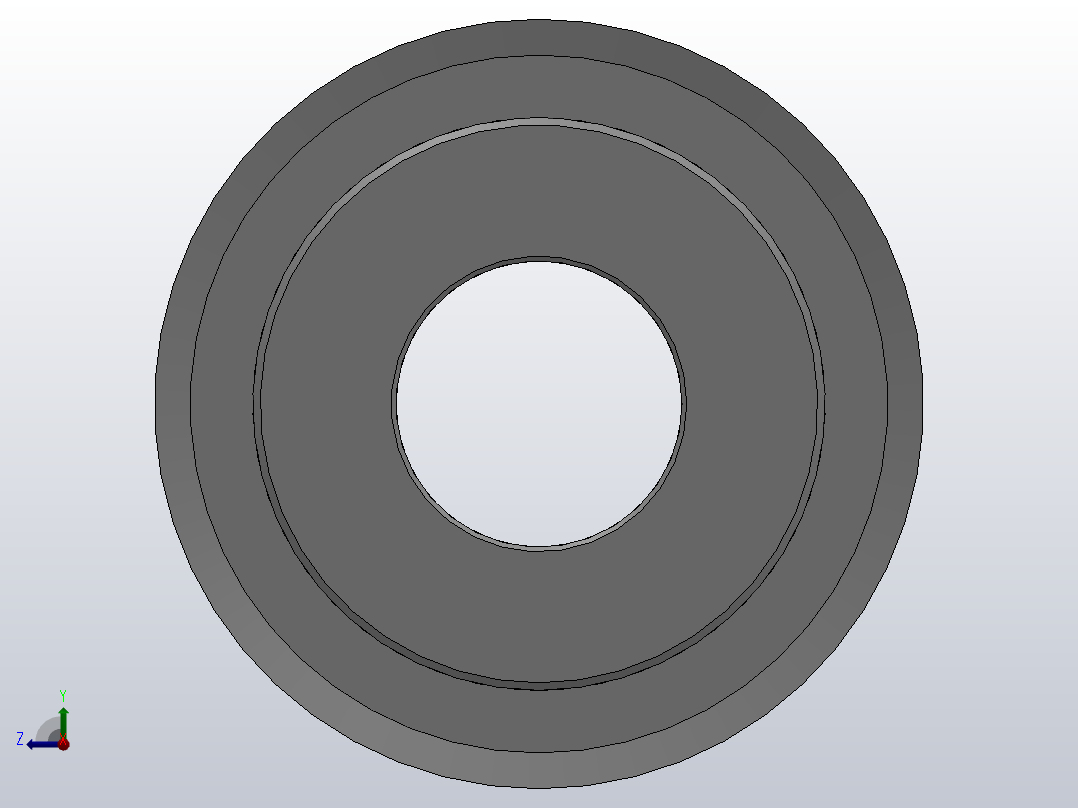 标准型梯形齿同步带轮T5型_ST5HC-25-25-dc16-A右视图