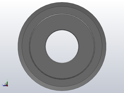 标准型梯形齿同步带轮T5型_ST5HC-25-25-dc16-A右视缩略图