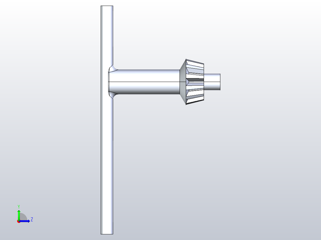 GB╱T 6087-2003[钻夹头扳手型式3T3-N5]左视图