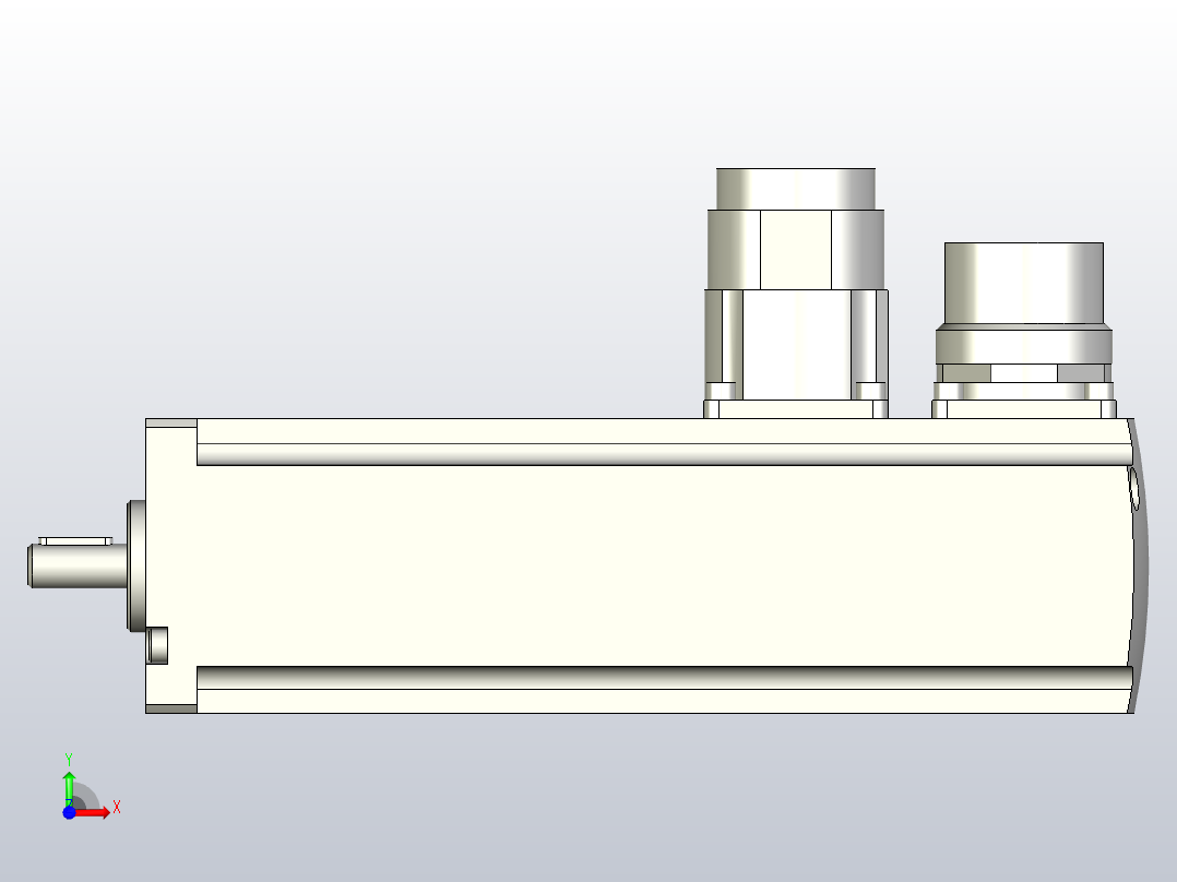 FESTO伺服马达EMMS-AS-40-SK-LS-SRB前视图