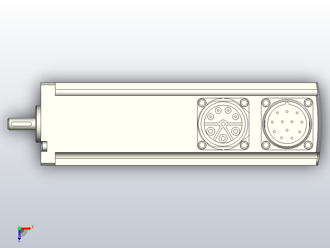 FESTO伺服马达EMMS-AS-40-SK-LS-SRB俯视图