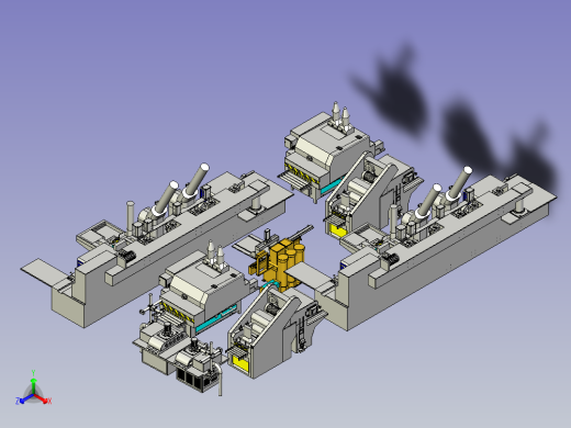 儿童床及凳子自动化加工设备