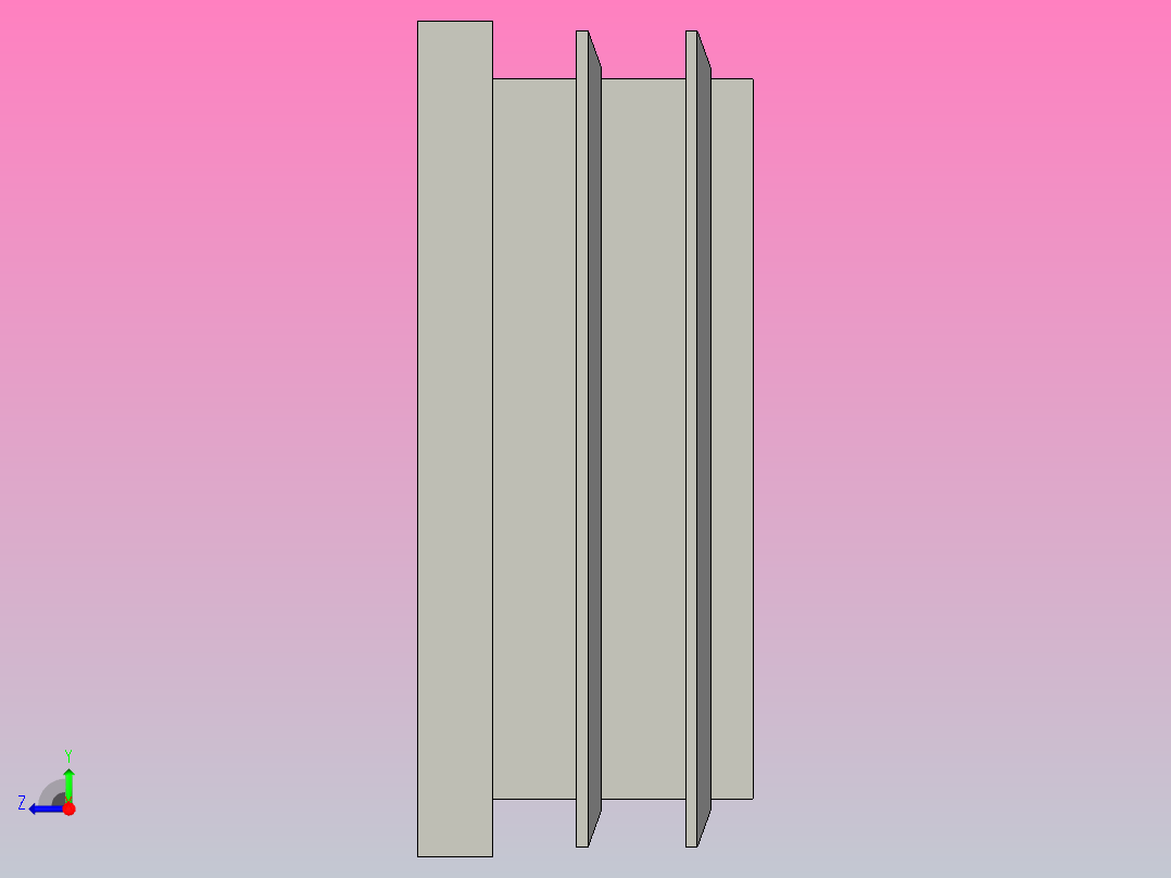 FGCT-50-C1方管塞头右视图