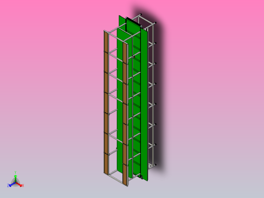 工作台输送机正等轴测缩略图
