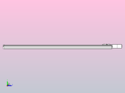 机器人皮带驱动直线轴TPA-GCB-80-P60-L1500-QL-M20-N3左视缩略图
