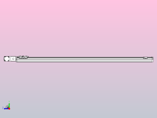 机器人皮带驱动直线轴TPA-GCB-80-P60-L1500-QL-M20-N3右视缩略图