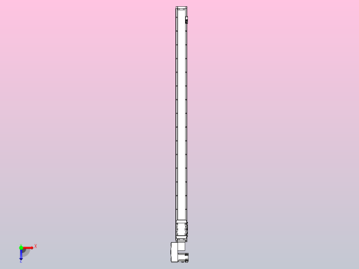 机器人皮带驱动直线轴TPA-GCB-80-P60-L1500-QL-M20-N3俯视缩略图