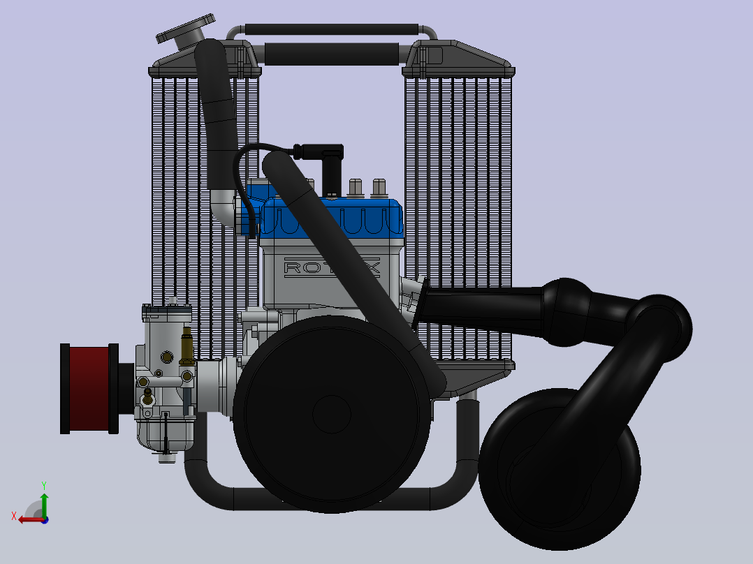 L4直列四缸发动机外观 sw18后视图