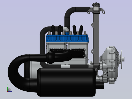 L4直列四缸发动机外观 sw18左视缩略图
