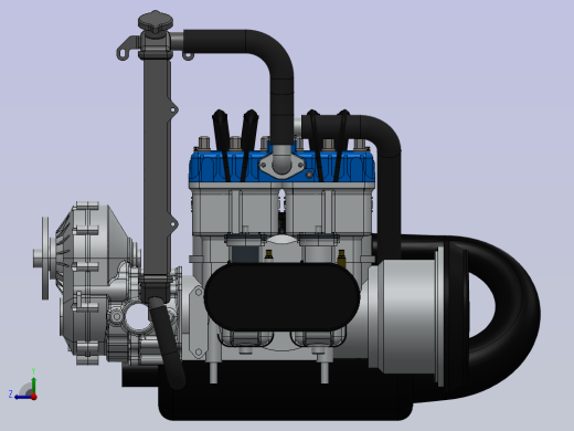 L4直列四缸发动机外观 sw18右视缩略图