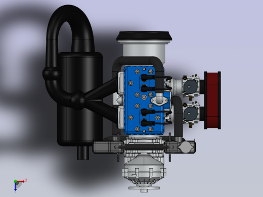 L4直列四缸发动机外观 sw18俯视缩略图