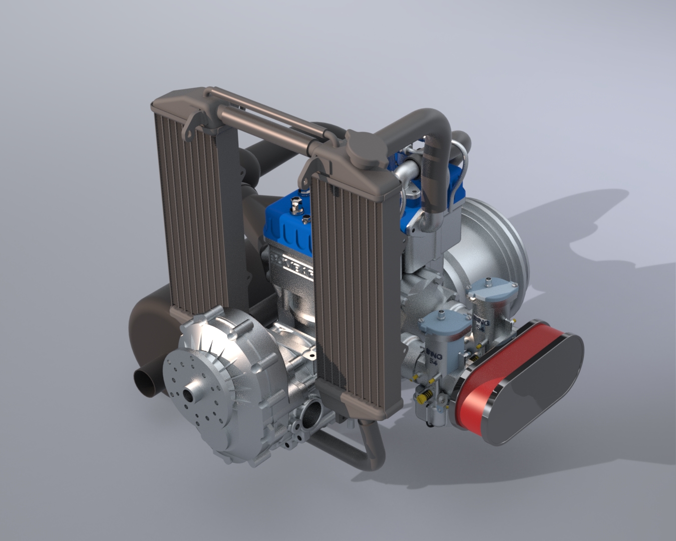 L4直列四缸发动机外观 sw18