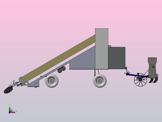 大葱收获机前视缩略图