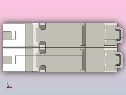 NB1-63H 2P小型断路器三维模型202010前视缩略图