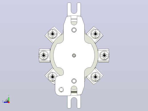 HZ10-10P_3板后组合开关三维模型202012右视缩略图