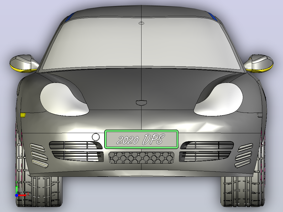 保时捷911 Carrera (996)前视图